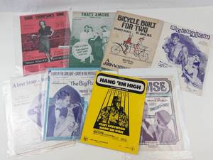 Vintage Sheet Music Mixed Lot of 8