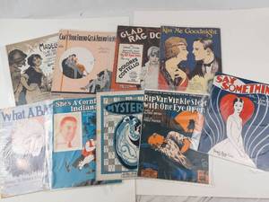 Vintage Sheet Music Collection (Lot of 9)