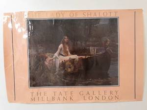Vintage Tate Gallery the Lady of Shalott John William Waterhouse Poster