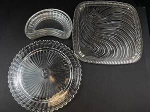 Clear Glass Serving Dishes 6 Pieces