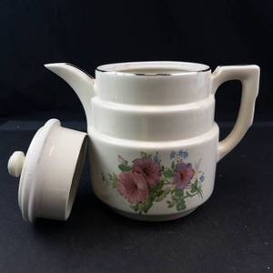 Vintage Halls Superior Quality Morning Glory Coffee Pot
