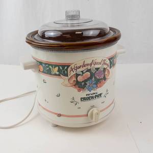 Rival Crock-Pot Garden of Good Things Stoneware Slow Cooker