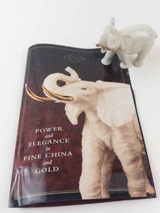 Lenox Elephant Figurine With Booklet