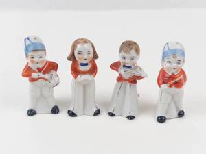 Miniature Porcelain Musicians (Lot of 4)