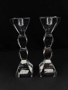 Nachtmann Lichtcrystal Crystal Candle Holders (Lot of 2)
