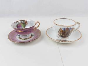 Vintage Adderley & Royal Halsey Tea Cup and Saucer Mixed Lot