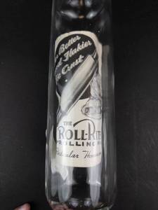 The Roll-Rite Rolling Pin Glass Bottle