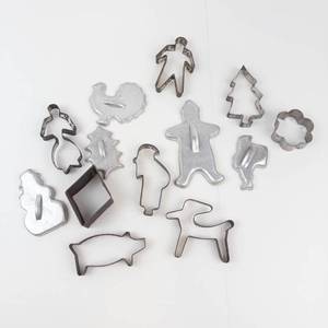Assorted Metal Cookie Cutters