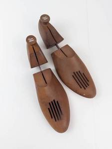 Pair of French Shriner Wooden Shoe Stretchers