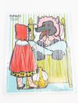 Vintage Playskool Little Red Riding Hood 12 Pieces Puzzle