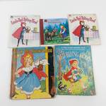 Vintage Little Red Riding Hood Children's Book Mixed Lot 5 Volumes