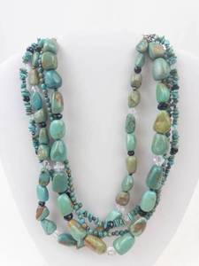 Silpada Sterling Silver Multi-Strand Beaded Necklace