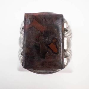 Jasper Sterling Statement Ring Size 7