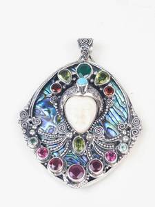 New Bali Legacy Sterling Silver Gemstone Pendant