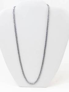 Sterling Silver Viking Kings Byzantine Chain Necklace 20