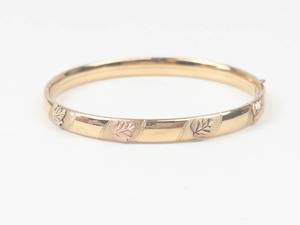 Black Hills Gold 14K GF Bangle Bracelet