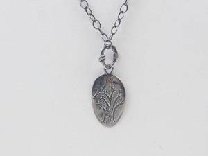 Family Tree Sterling Necklace 18 in