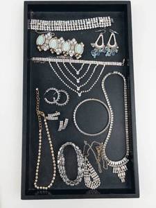 Rhinestone Costume Jewelry Mixed Lot