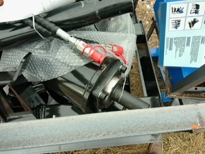 Skid Steer Auger Black