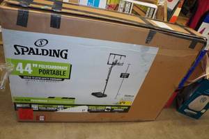 Spalding 44" Polycarbonate Portable Basketball Hoop