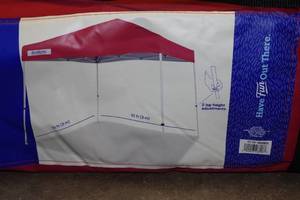 Academy Sports Outdoors 10x10 Slant Leg Shade Canopy - Red