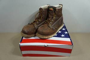 Thorogood Mens 6 Crazy Horse American Heritage Series Work Boots - Size 10.5