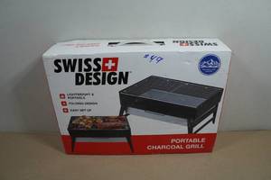 Swiss Design Portable Charcoal Grill