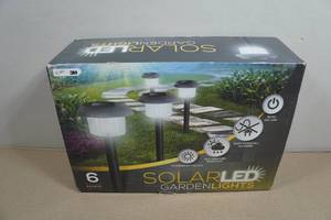 6-Pack Solar LED Garden Lights