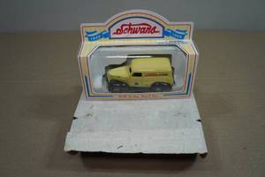Vintage Metal Schwanns Delivery Van Replica
