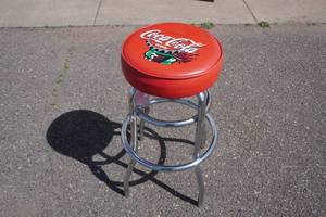 Vintage Coca-Cola Bar Stool