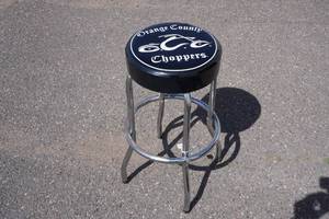 Vintage Orange County Choppers Bar Stool