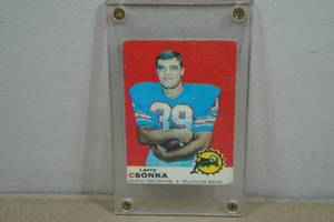 1969 Topps Larry Csonka Miami Dolphins Football Card