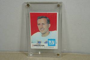 1969 Topps New York Giants Fran Tarkenton Football Card