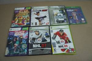 XBOX 360 Games - NHL, Dance Central, Ghost Recon