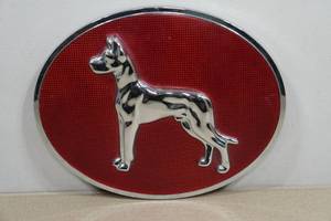 Large Great Dane Semi Truck Emblem