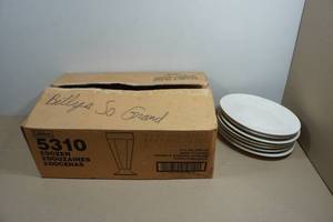 Soda Shop Glasses and Oval Plates