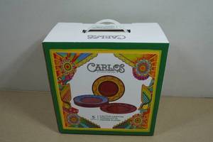 Carlos Cactus Canyon Terracotta Dinner Plates Set of 5