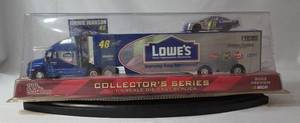 164 Scale Die-Cast Replica - Jimmie Johnson Season 2003 Lowes.  Includes matchbox car and Johnson collector card.
