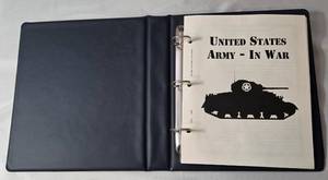 United States Army - In War  Collection Book - 17 colorized Kennedy Half Dollar Coins - Includes History from 1775-2003