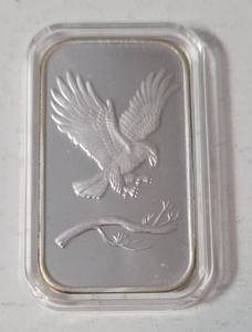 1 Oz. Eagle  Bar - .999 Fine Silver - Sealed-UNC