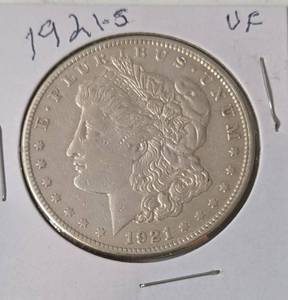 1921 S Silver Morgan Dollar - VF