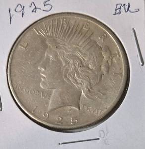 1925 Silver Peace Dollar - BU
