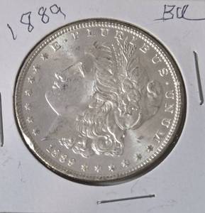 1889 Silver Morgan Dollar - BU