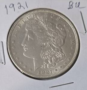 1921 Silver Morgan Dollar - BU
