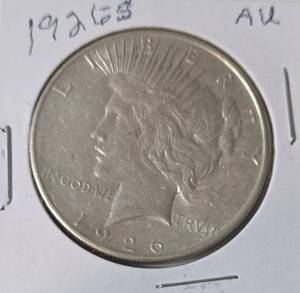 1926 - S    Silver Peace Dollar - AU