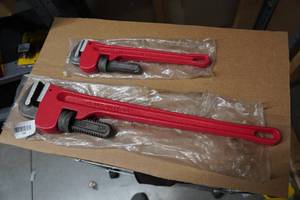 Titan Heavy-Duty Pipe Wrenches 24 & 14