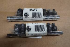 Grey Pneumatic 14 Drive External Star Impact Socket Sets