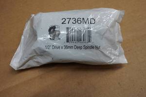 Grey Pneumatic 12 Drive x 36mm Deep Spindle Nut