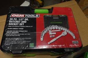 OEM Tools 26-Piece 12 Drive Ratchet & Socket Set