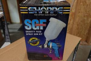 Sharpe Gravity Feed Spray Gun Kit